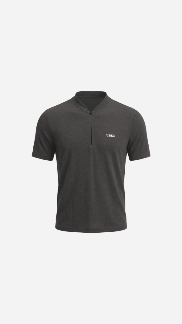 Aura Merino Tee - Charcoal - Image 6
