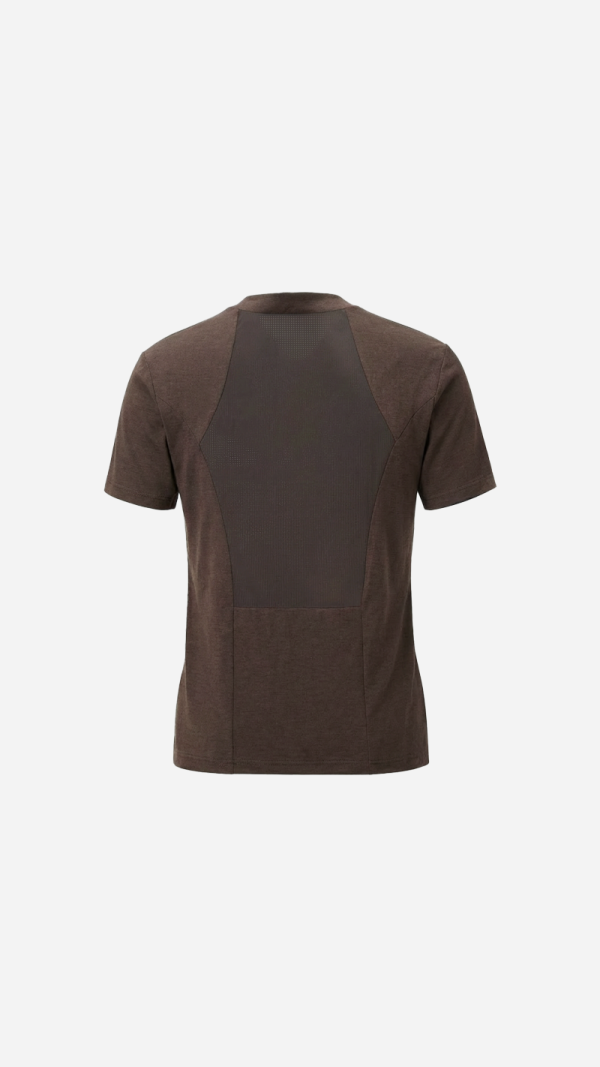 Aura Merino Tee - Chestnut - Image 7