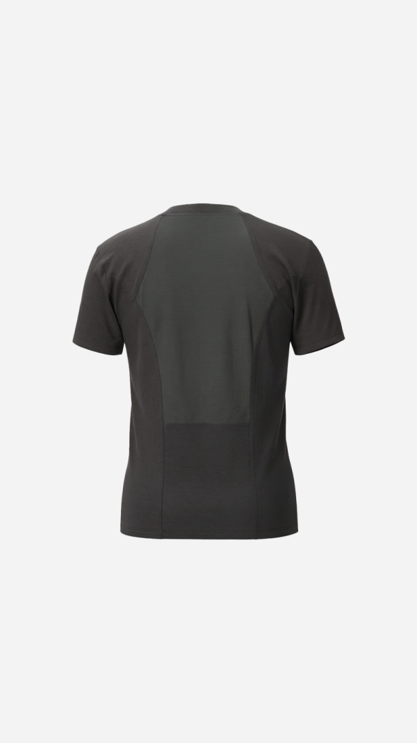 Aura Merino Tee - Charcoal - Image 7