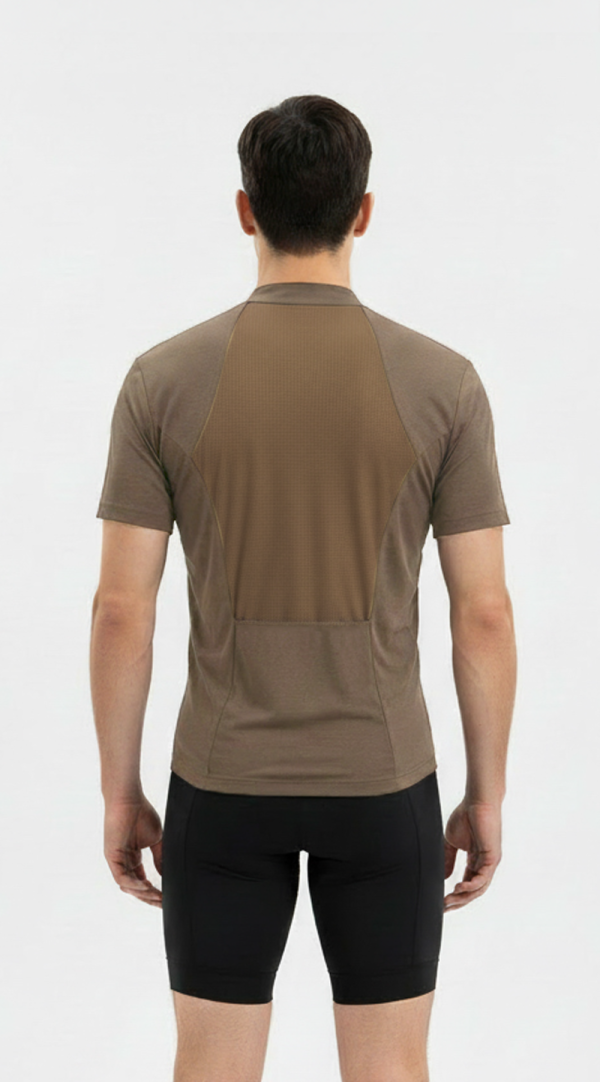 Aura Merino Tee - Brown - Image 3