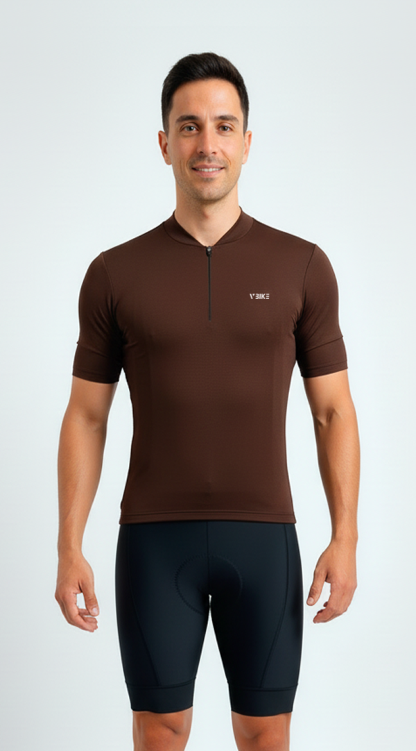 Aura Merino Tee - Chestnut - Image 1